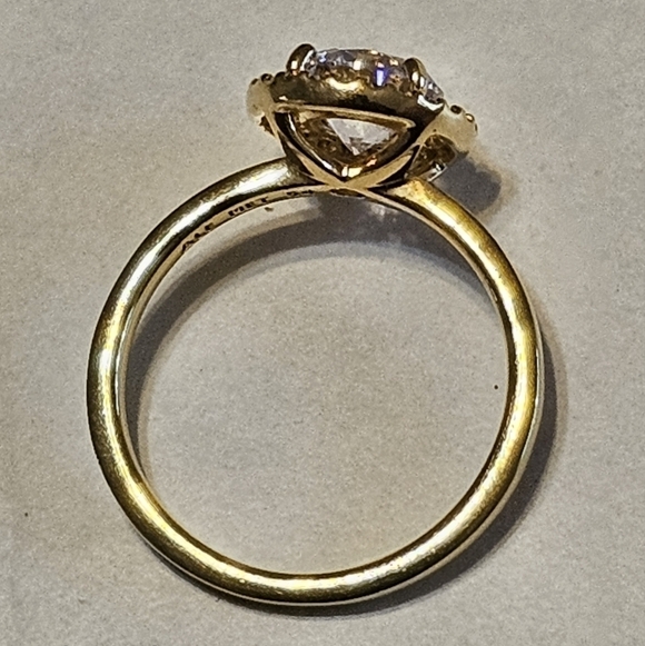 Authentic Pandora Sparkling Round Halo Ring size 54 us 7 - Picture 4 of 5